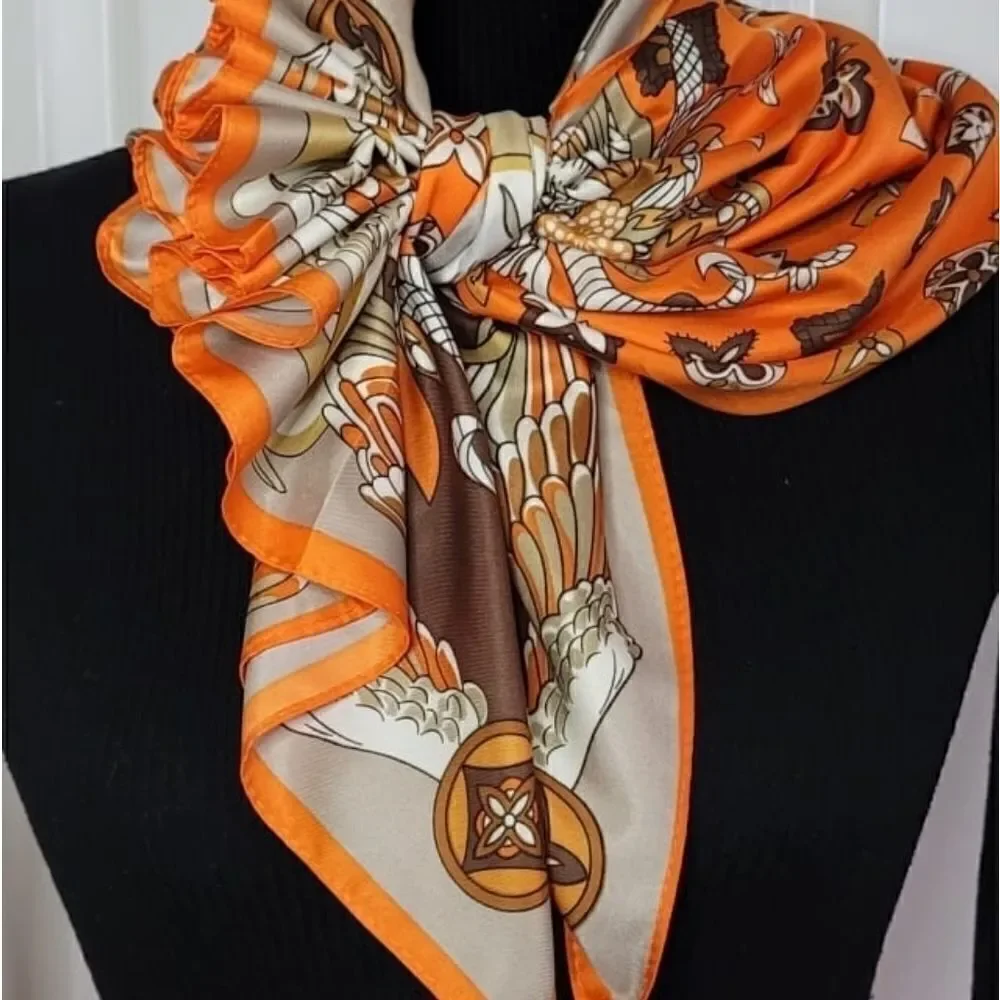 Miss Marley Women Twill Square Scarf/Shawl